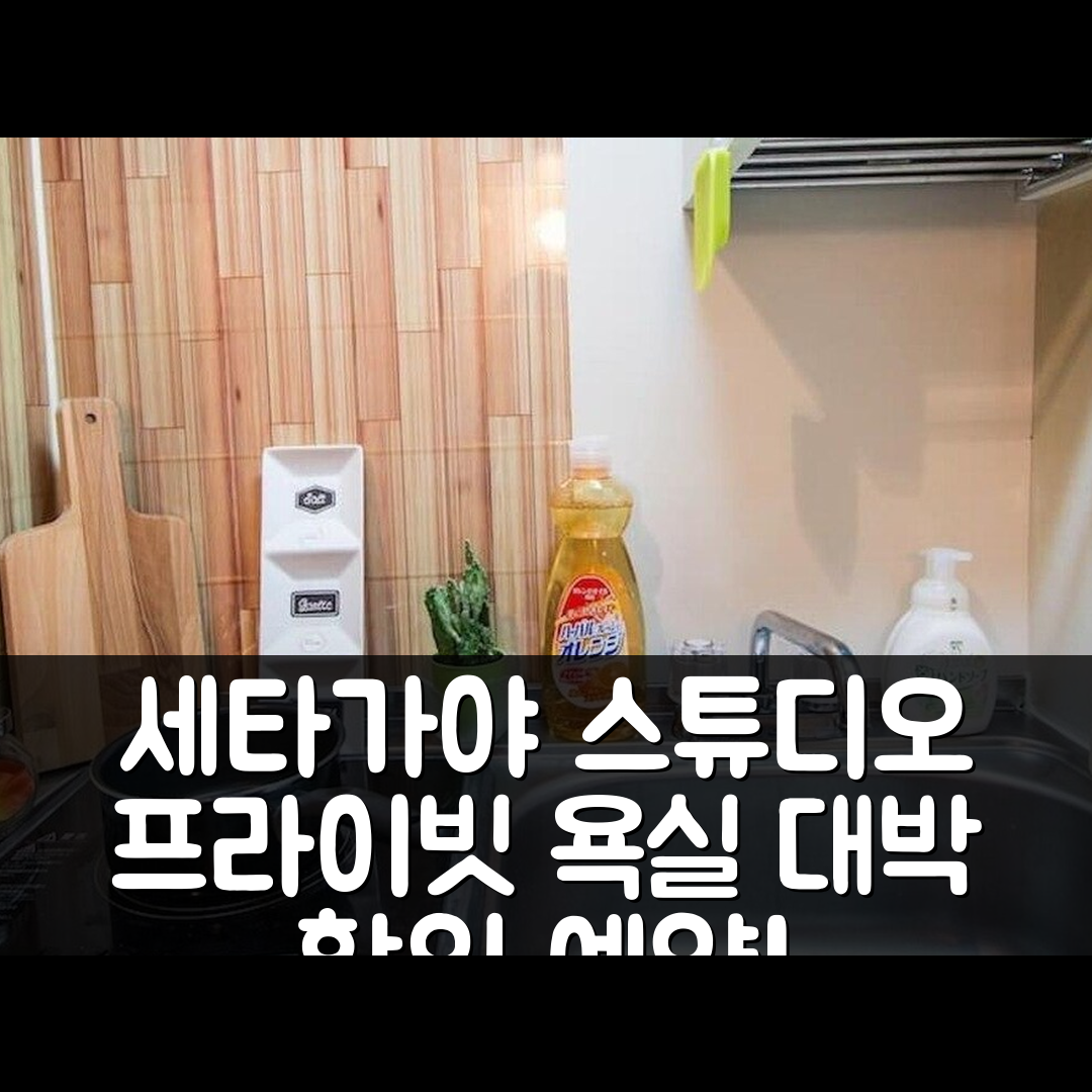 세타가야의 스튜디오 아파트먼트 15m² 프라이빗 욕실 1개 Yoga106 도쿄 / 동경 대박 할인 예약 후기!