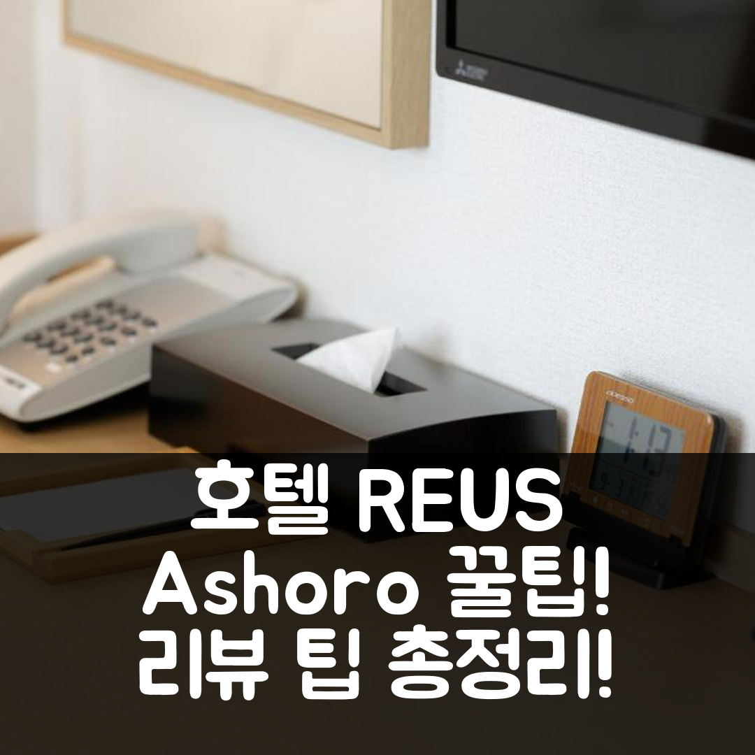 Hotel REUS Ashoro 도가치 후기와 꿀팁 총정리!
