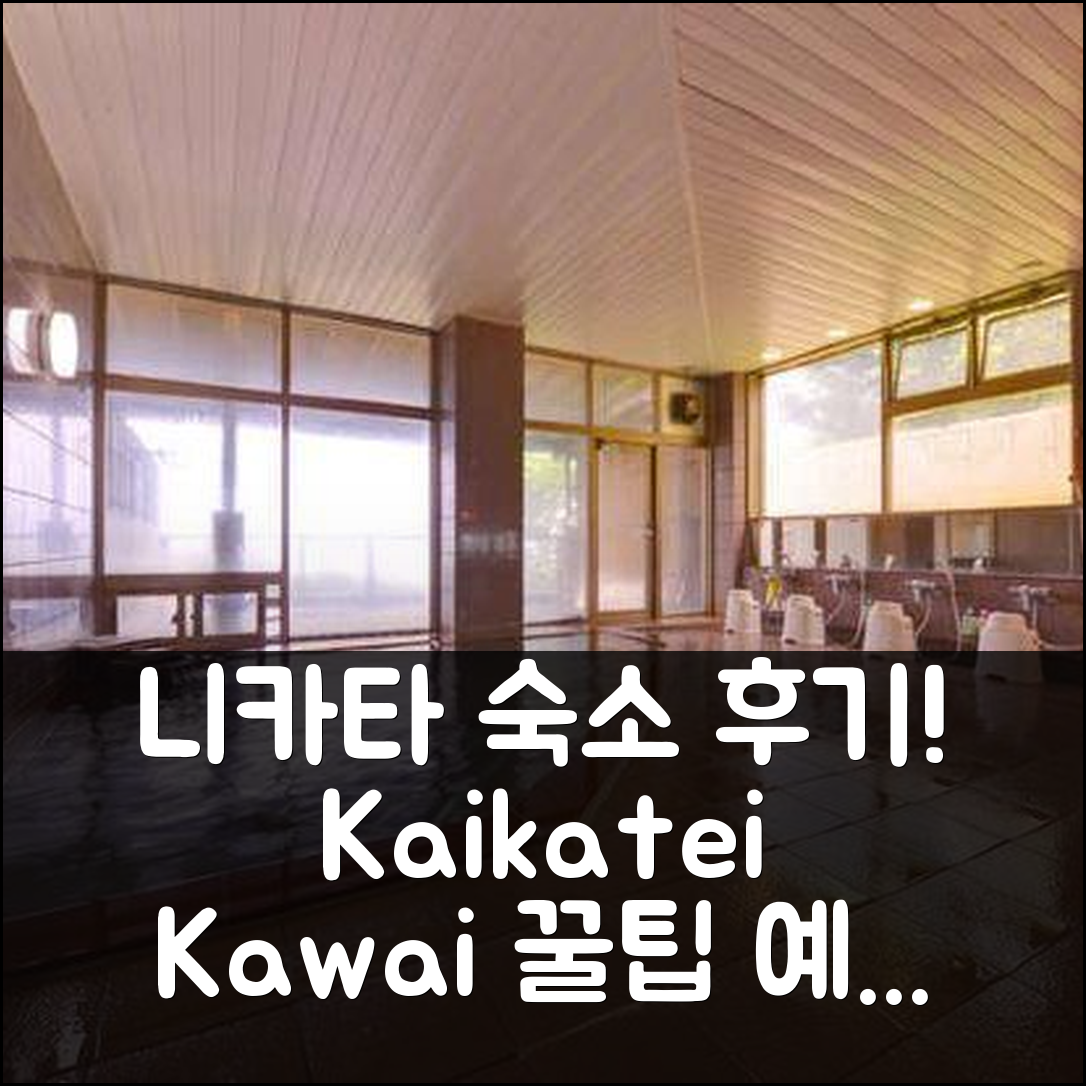 Kaikatei Kawai 니카타 숙소 후기&예약 꿀팁!