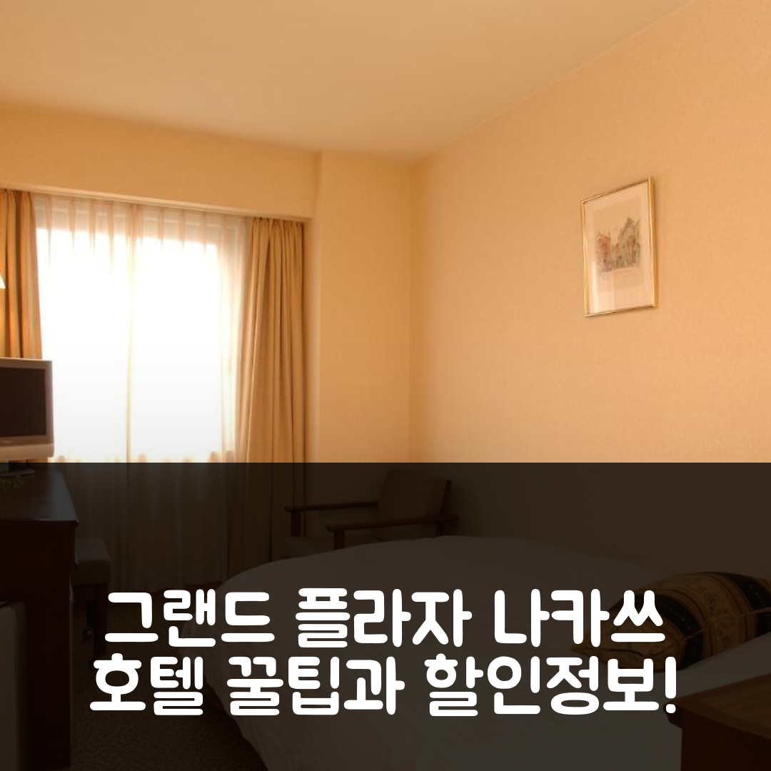 그랜드 플라자 나카쓰 호텔 예약 꿀팁! 위치와 할인정보 총정리