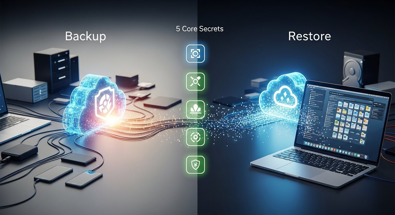 '백업'과 '복원' 데이터 관리에서 꼭 알아야 할 차이, 5가지 핵심 비법