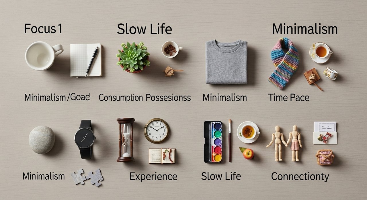 슬로우 라이프 뜻 미니멀리즘과의 차이 5가지 핵심 정리